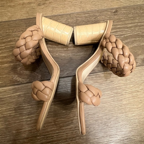 Dolce Vita Paily Stella Braided Strap Heels Cafe - Picture 6 of 11